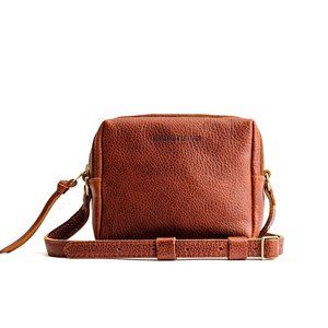 Portland Leather Mesa Mini Crossbody in Nutmeg